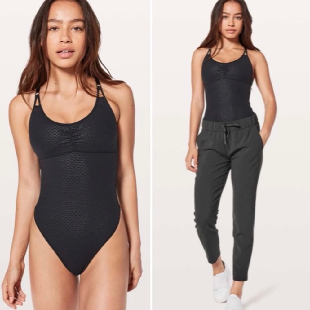 NWT Lululemon The Easy Bodysuit Size 10 Black